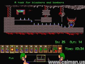 I stumbled upon a Lemmings remake for Windows by Geoff Storey