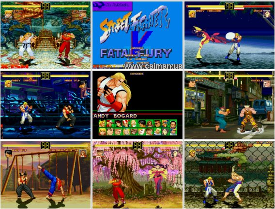 Street fighter alpha vs fatal fury 3